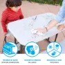 Lifetime 82.5x90x53.5 Cm Picnic Bord, Cream, One Size