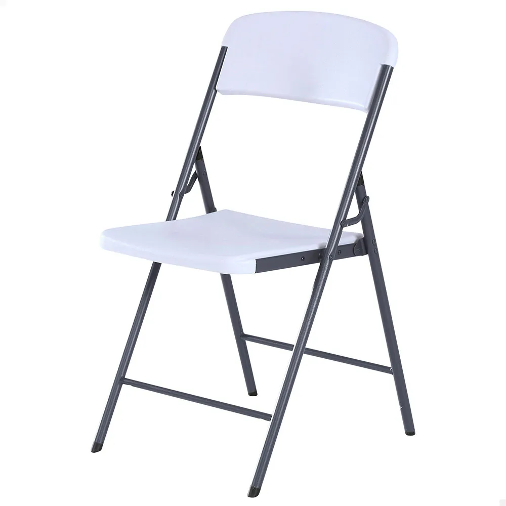 Lifetime 92125 Fällbar Stol I Aluminium unisex, White / grey, 47 x 50 x 84.5cm