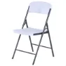 Lifetime 92125 Fällbar Stol I Aluminium unisex, White / grey, 47 x 50 x 84.5cm