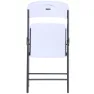 Lifetime 92125 Fällbar Stol I Aluminium unisex, White / grey, 47 x 50 x 84.5cm
