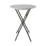 Lifetime Cocktail Folding Bord, White / grey, 110 x 84cm