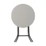 Lifetime Cocktail Folding Bord, White / grey, 110 x 84cm