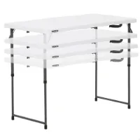Lifetime Ultra-resistant Folding 122x61x Uv100 56-91.5 Cm Matbord Refurbished Lifetime Ultra-resistant Folding 122x61x Uv100 56-91.5 Cm Matbord Refurbished