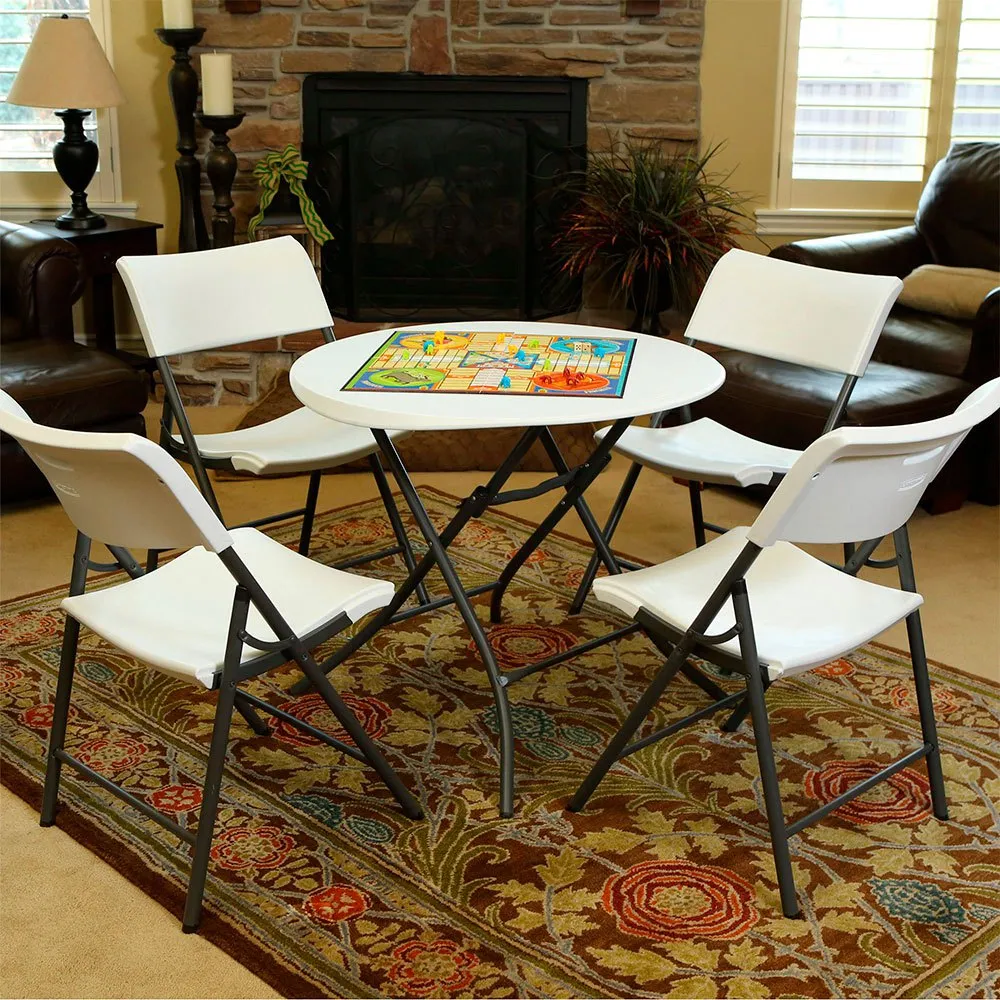 Lifetime Ultra-resistant Folding Uv100 84x74 Cm Bord, White, One Size