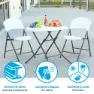 Lifetime Ultra-resistant Folding Uv100 84x74 Cm Bord, White, One Size