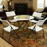 Lifetime Ultra-resistant Folding Uv100 84x74 Cm Bord, White, One Size