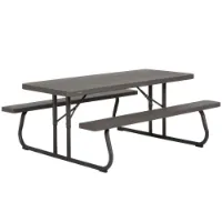 Lifetime Ultra-resistant Folding With Benches Uv100 183x76x74 Cm Bord Lifetime Ultra-resistant Folding With Benches Uv100 183x76x74 Cm Bord