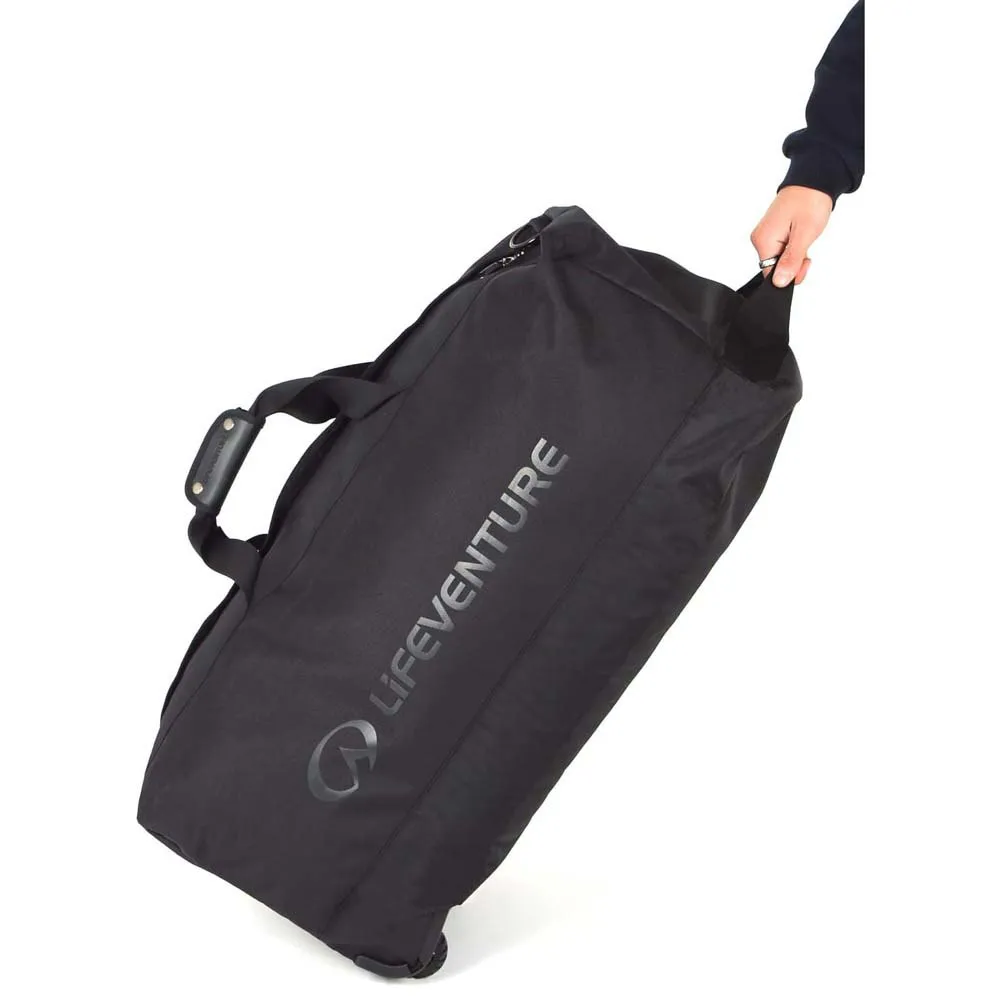 Lifeventure Expedition Wheeled 120l Duffelväska, Black Lifeventure Expedition Wheeled 120l Duffelväska, Black