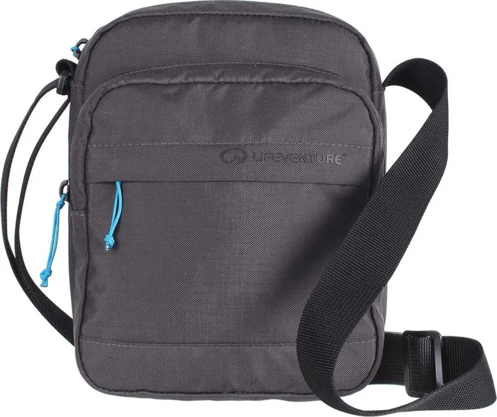 Lifeventure RFiD Shoulder Bag Recycled, Grey Lifeventure RFiD Shoulder Bag Recycled, Grey