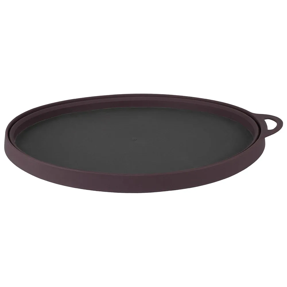 Lifeventure Silicone Ellipse Tallrik, Purple, One Size