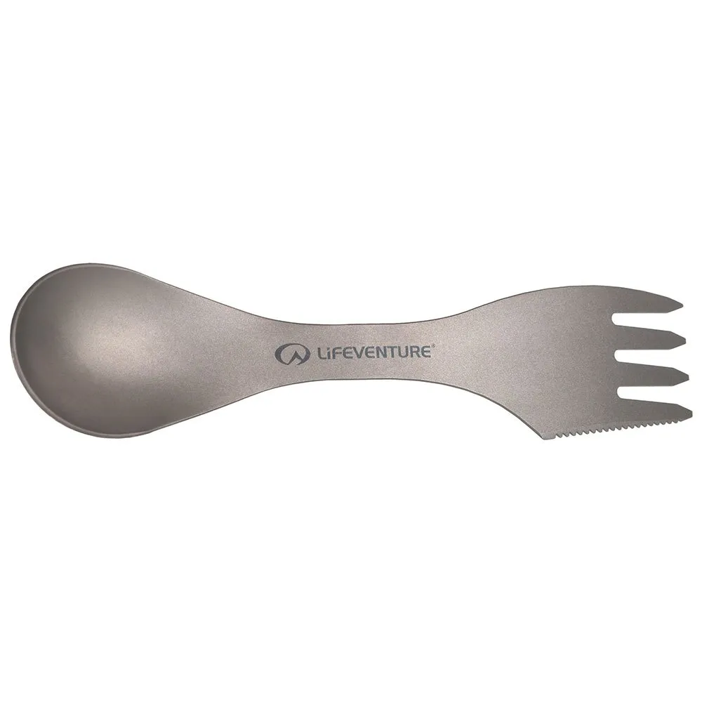 Lifeventure Superlight Titanium Spork, Titanium, One Size