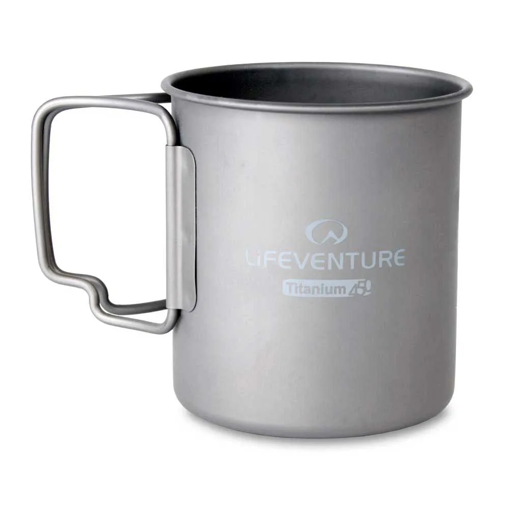 Lifeventure Titanium Mugg, Steel, One Size