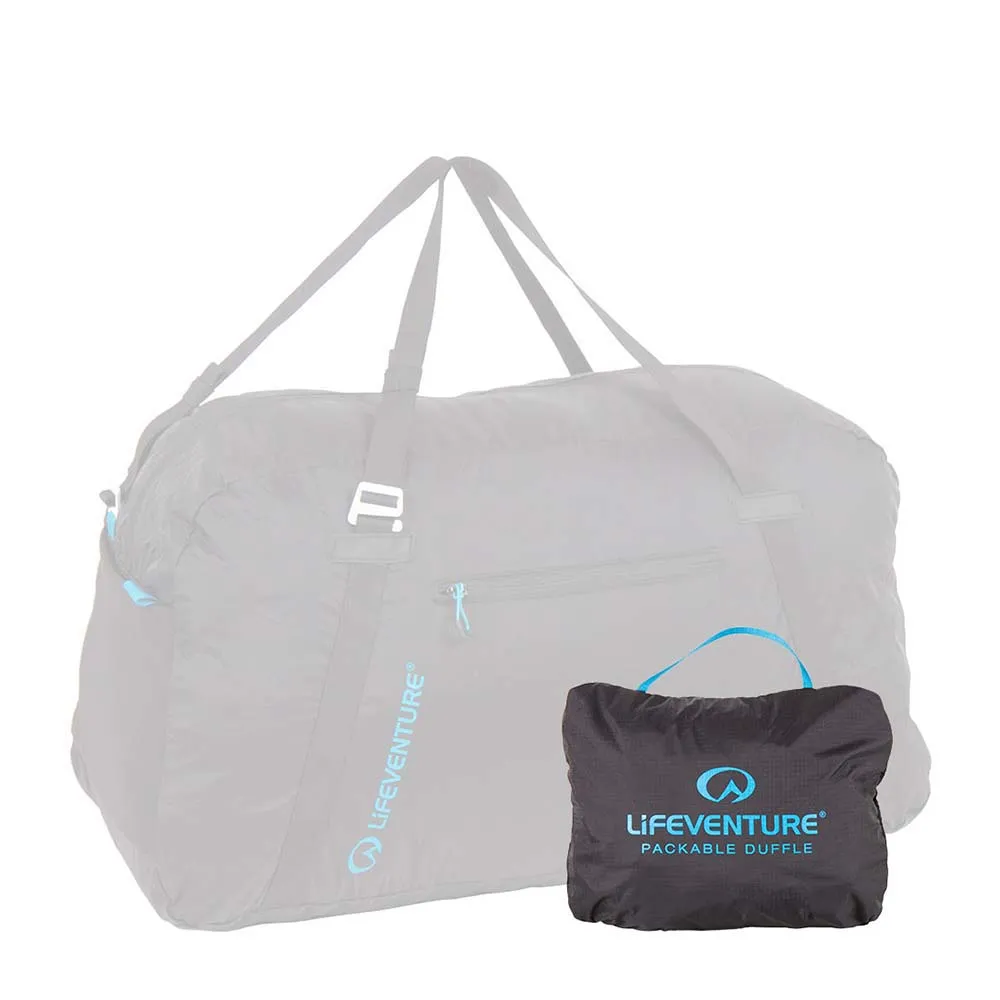 Lifeventure Travel Light Packable Duffelväska 70l, Black