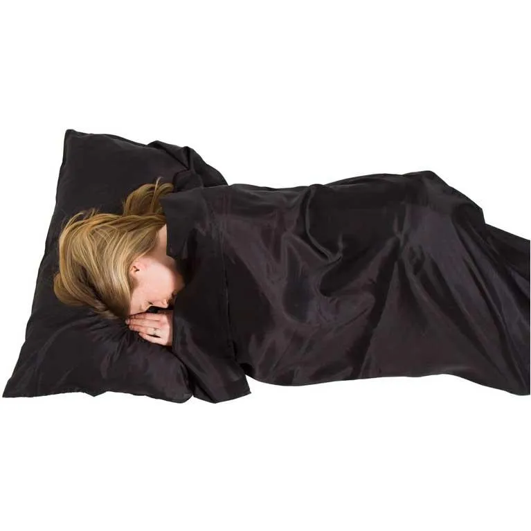 Lifeventure Ultimate Silk Mummy Foder, Black