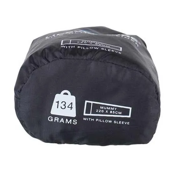 Lifeventure Ultimate Silk Mummy Foder, Black