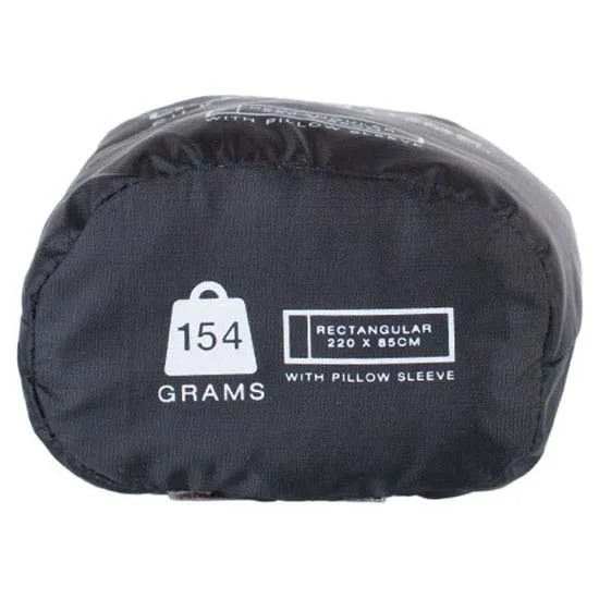 Lifeventure Ultimate Silk Rektangulär Liner, Black