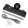 Light My Fire Spork´n Straw Kit, titanium, One Size