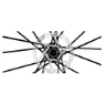 Lightweight Meilenstein Disc Landsvägshjulset, Black, 12 x 100/12 x 142mm, Shimano/Sram HG