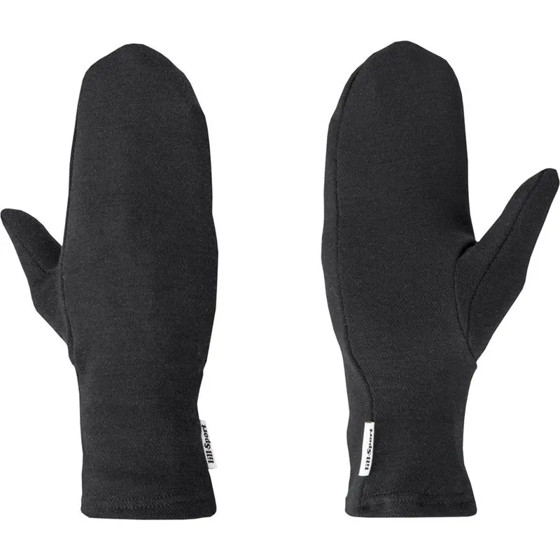 Lillsport Wool Liner Mitt, Black Lillsport Wool Liner Mitt, Black