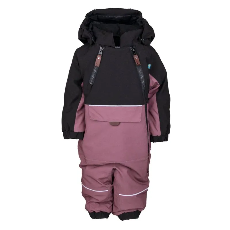Lindberg Anorak Winter Baby Overall, Dusty mauve, 86 Lindberg Anorak Winter Baby Overall, Dusty mauve, 86