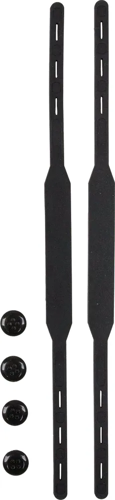 Lindberg Kids' Foot Straps Silicone, Black, One Size