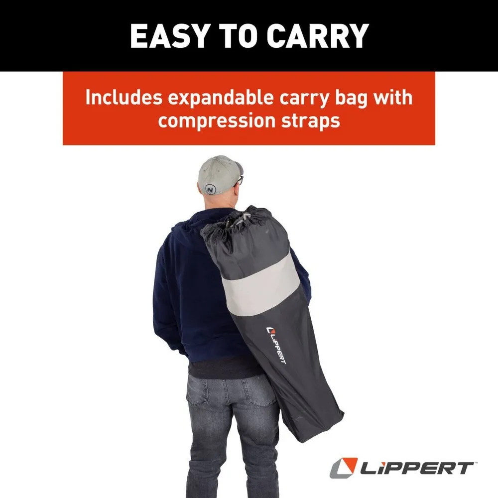 Lippert Big Bear Stol, Sand, 97.79 x 100.33 x 56.69cm