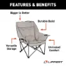 Lippert Big Bear Stol, Sand, 97.79 x 100.33 x 56.69cm