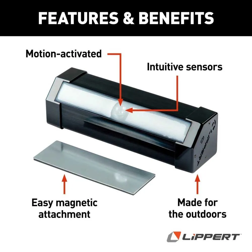 Lippert Magnetisk Trappbelysning, Black, One Size Lippert Magnetisk Trappbelysning, Black, One Size