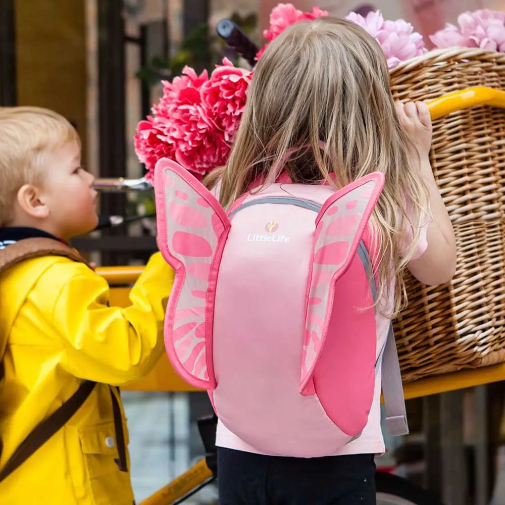Littlelife Big Butterfly 6l Ryggsäck, Pink