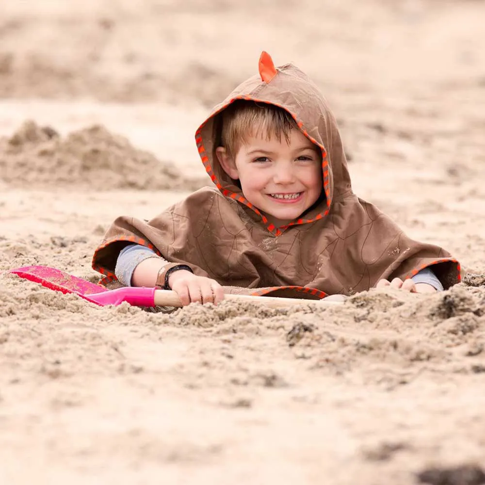 Littlelife Dinosaur Poncho, Brown, S