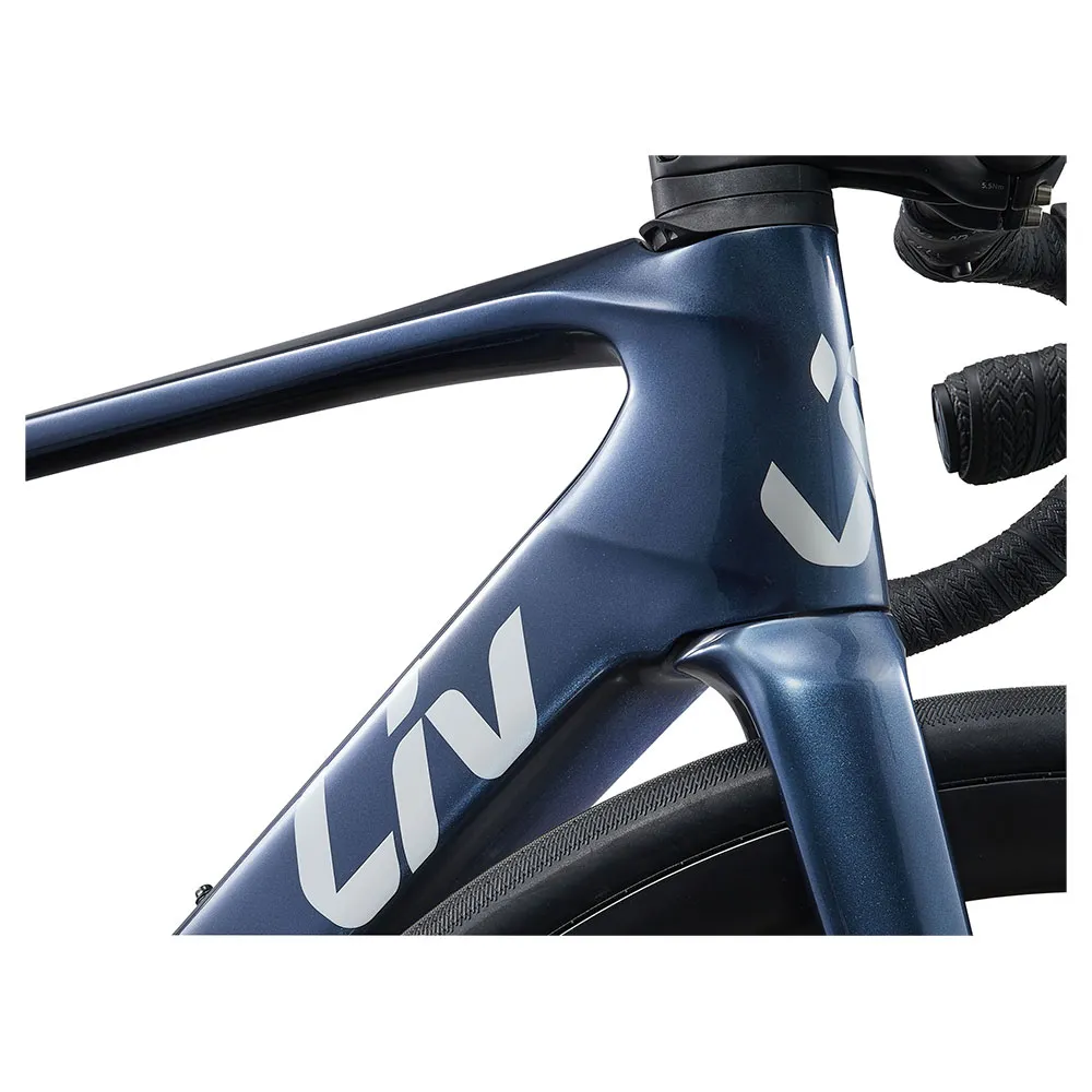 Liv Avail Advanced E+ Elite 1 Syncdrive Move+ Force Axs 2025 Elcykel Racer, Ice age, S, 400Wh