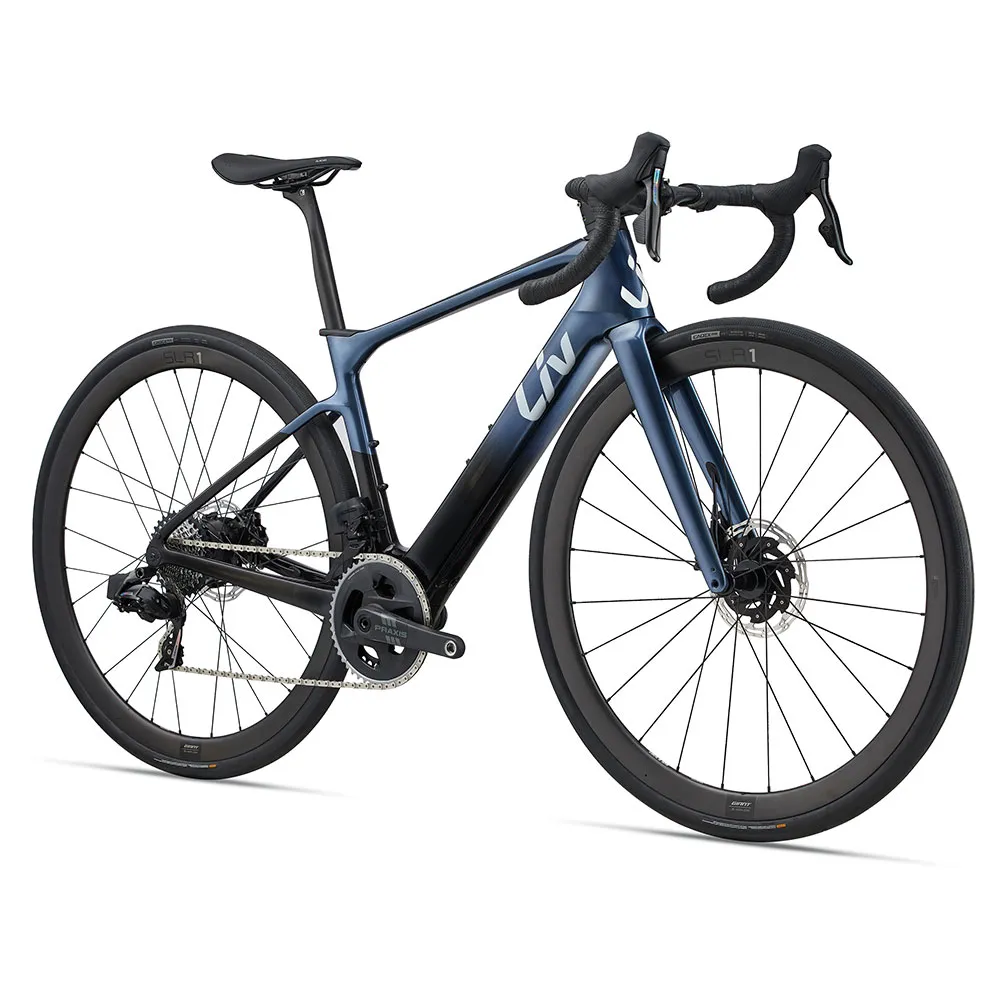 Liv Avail Advanced E+ Elite 1 Syncdrive Move+ Force Axs 2025 Elcykel Racer, Ice age, S, 400Wh