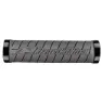 Lizard Skins Dual Lock-on Logo Styrehandtag, Grey, One Size