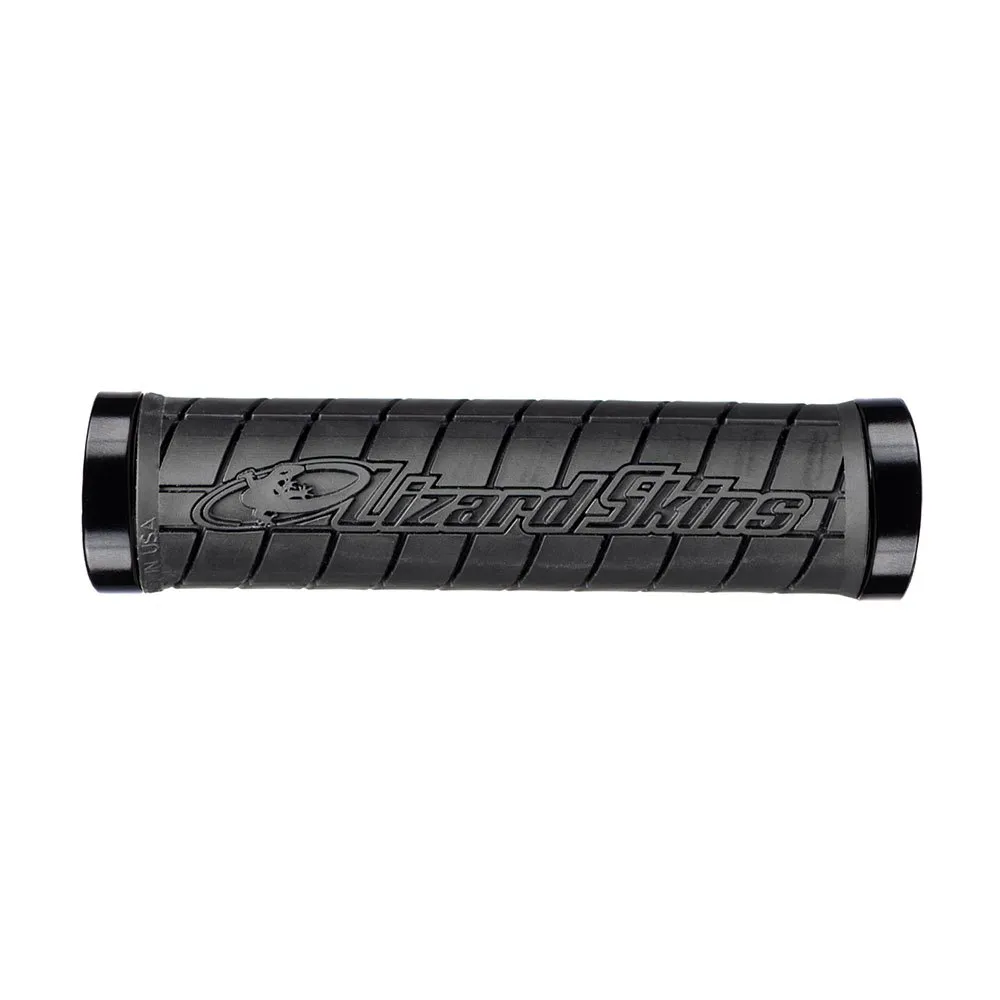 Lizard Skins Logo Lock Ring Styrehandtag, Black, One Size