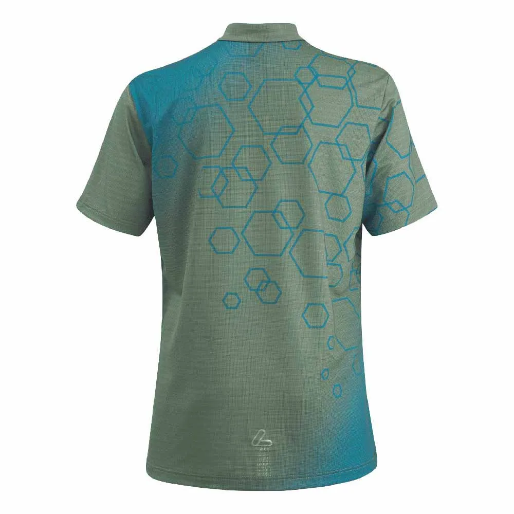 Löffler Bubbles Half Zip Korta ärmar Cykeltröja