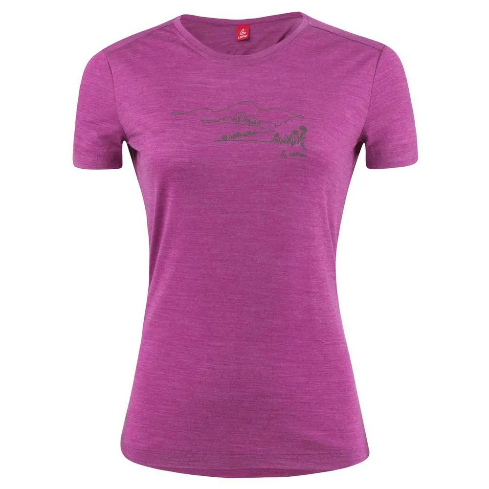 Löffler Country Merino-tencel T-shirt Med Korta ärmar Löffler Country Merino-tencel T-shirt Med Korta ärmar
