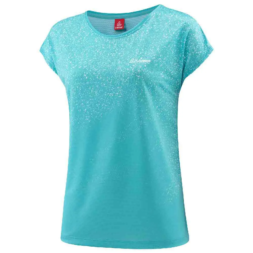 Löffler Finestone T-shirt Med Korta ärmar, Aquamarine