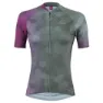 Löffler Full Zip Classy Hotbond® Korta ärmar Cykeltröja, Olive, 38