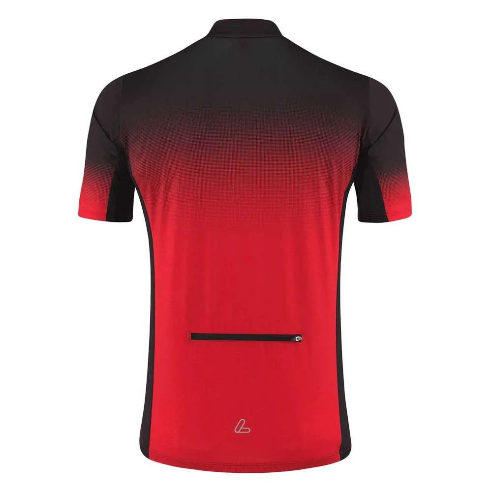 Löffler Full Zip Coogan Mid Korta ärmar Cykeltröja, Red, 52 Löffler Full Zip Coogan Mid Korta ärmar Cykeltröja, Red, 52