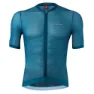 Löffler Full Zip Cool Air Korta ärmar Cykeltröja, Blue coral, 50