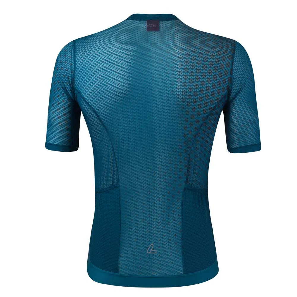 Löffler Full Zip Cool Air Korta ärmar Cykeltröja, Blue coral, 50 Löffler Full Zip Cool Air Korta ärmar Cykeltröja, Blue coral, 50