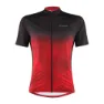 Löffler Full Zip Dome Korta ärmar Cykeltröja, Red, 50