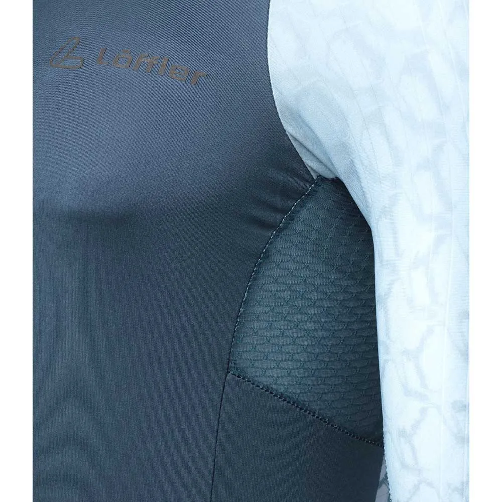 Löffler Full Zip Statement Glam Korta ärmar Cykeltröja