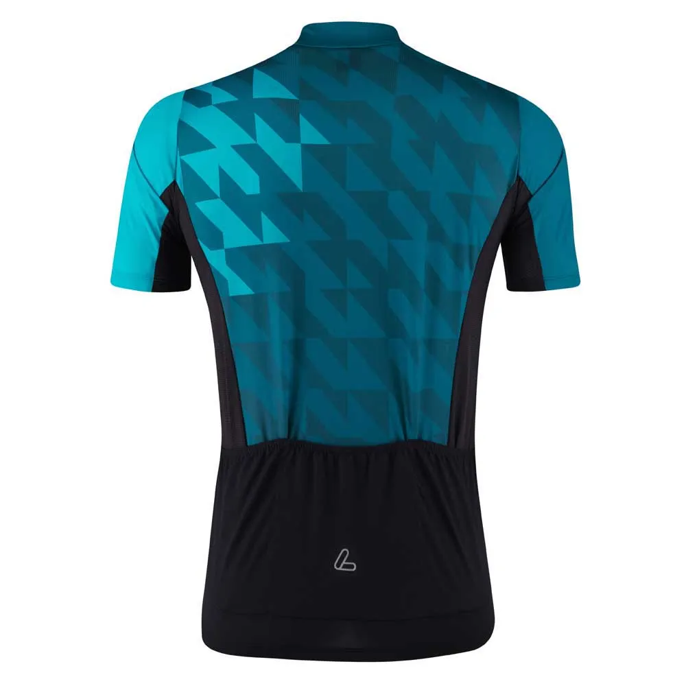 Löffler Full Zip Zack Mid Korta ärmar Cykeltröja, Blue coral, 50 Löffler Full Zip Zack Mid Korta ärmar Cykeltröja, Blue coral, 50