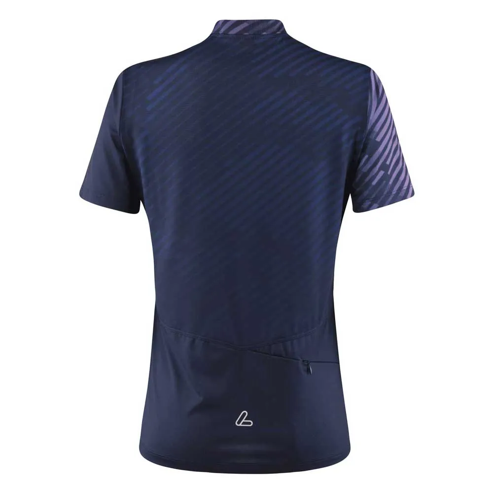 Löffler Half Zip Anemon Korta ärmar Cykeltröja