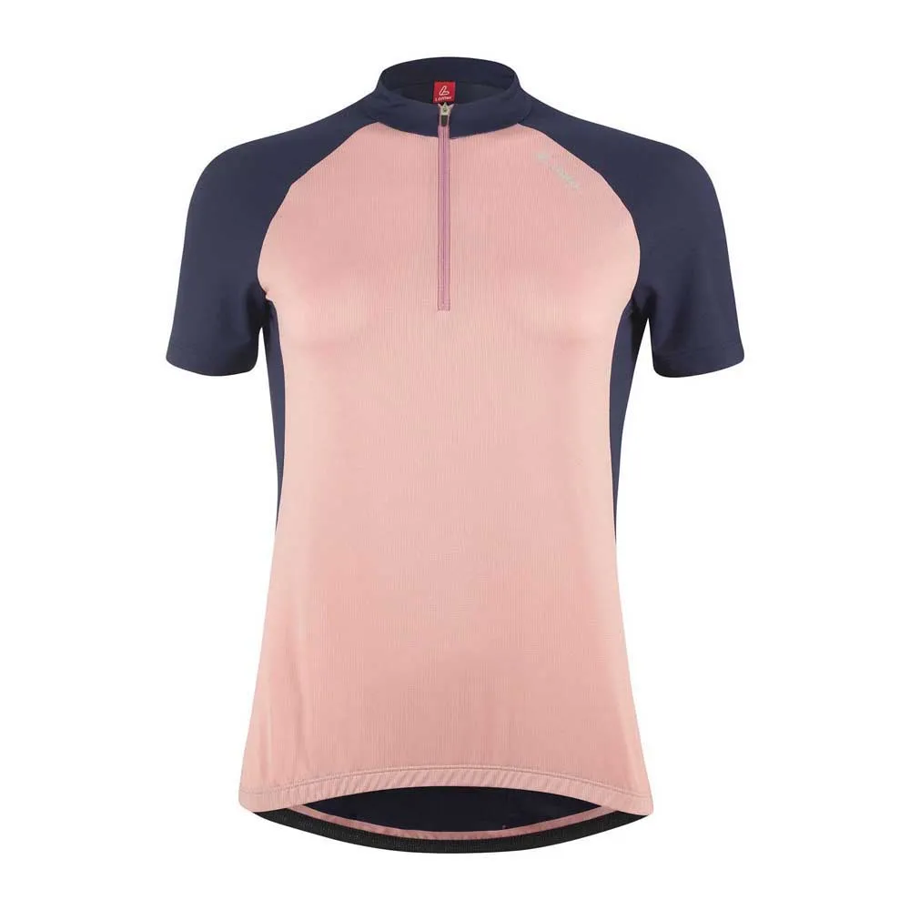 Löffler Half Zip Essence Mid Korta ärmar Cykeltröja, Rosanne, 40 Löffler Half Zip Essence Mid Korta ärmar Cykeltröja, Rosanne, 40