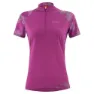 Löffler Half Zip Maja Rise Korta ärmar Cykeltröja, Purple, 40