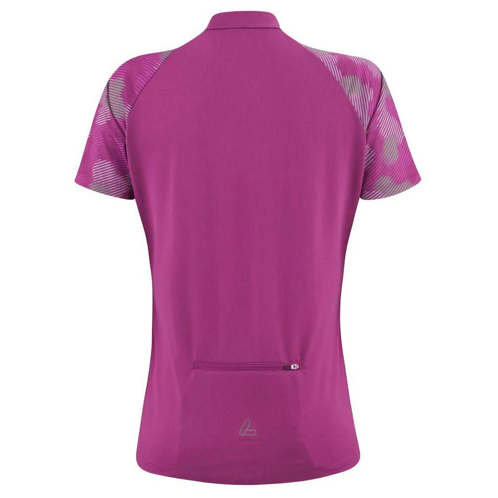 Löffler Half Zip Maja Rise Korta ärmar Cykeltröja, Purple, 40 Löffler Half Zip Maja Rise Korta ärmar Cykeltröja, Purple, 40