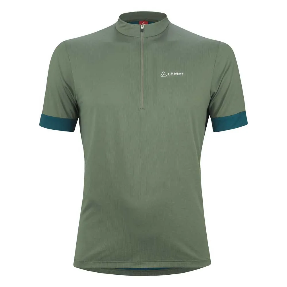 Löffler Half Zip Pukka Korta ärmar Cykeltröja