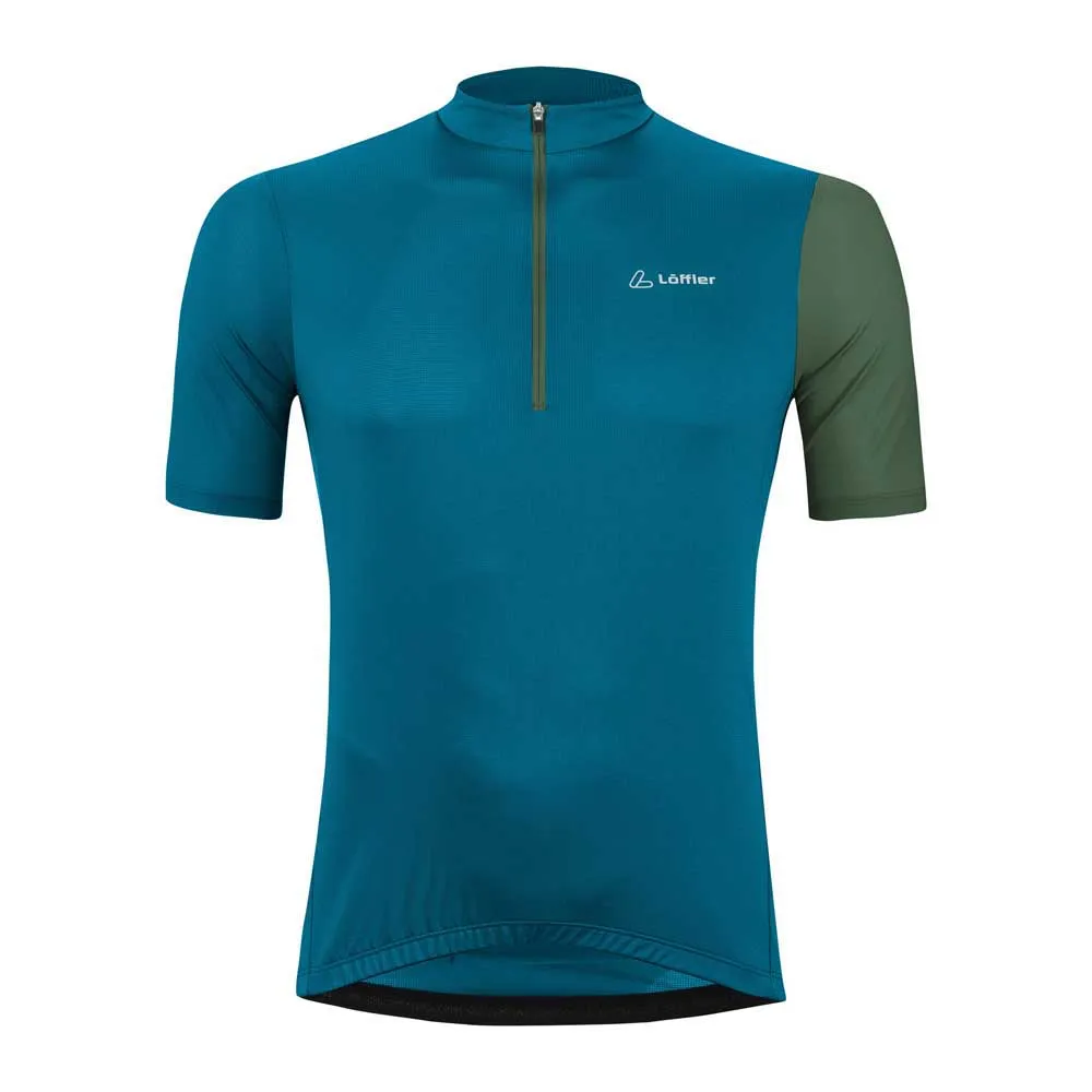 Löffler Half Zip Pureblo Mid Korta ärmar Cykeltröja